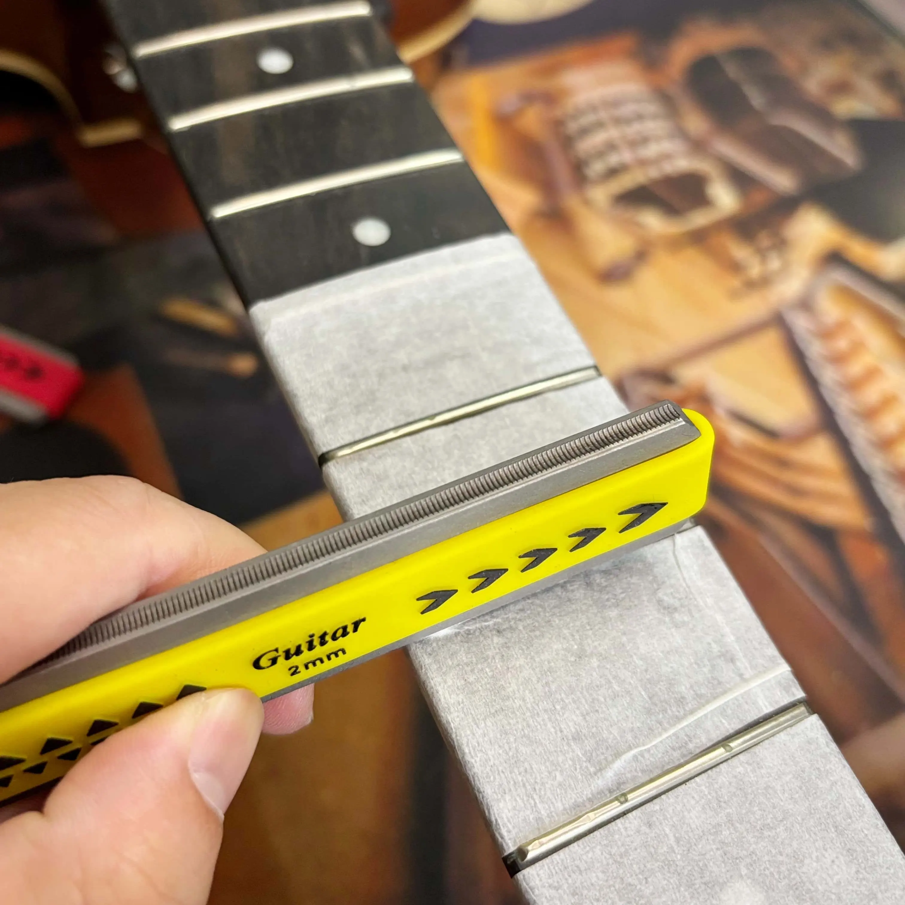Musical Instrument Types - Lima per corone tasti per chitarra