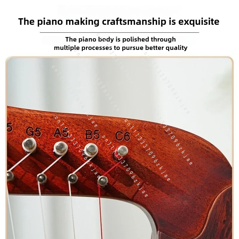 Musical Instrument For Beginners - Arpa Artigianale a 15 Toni per
