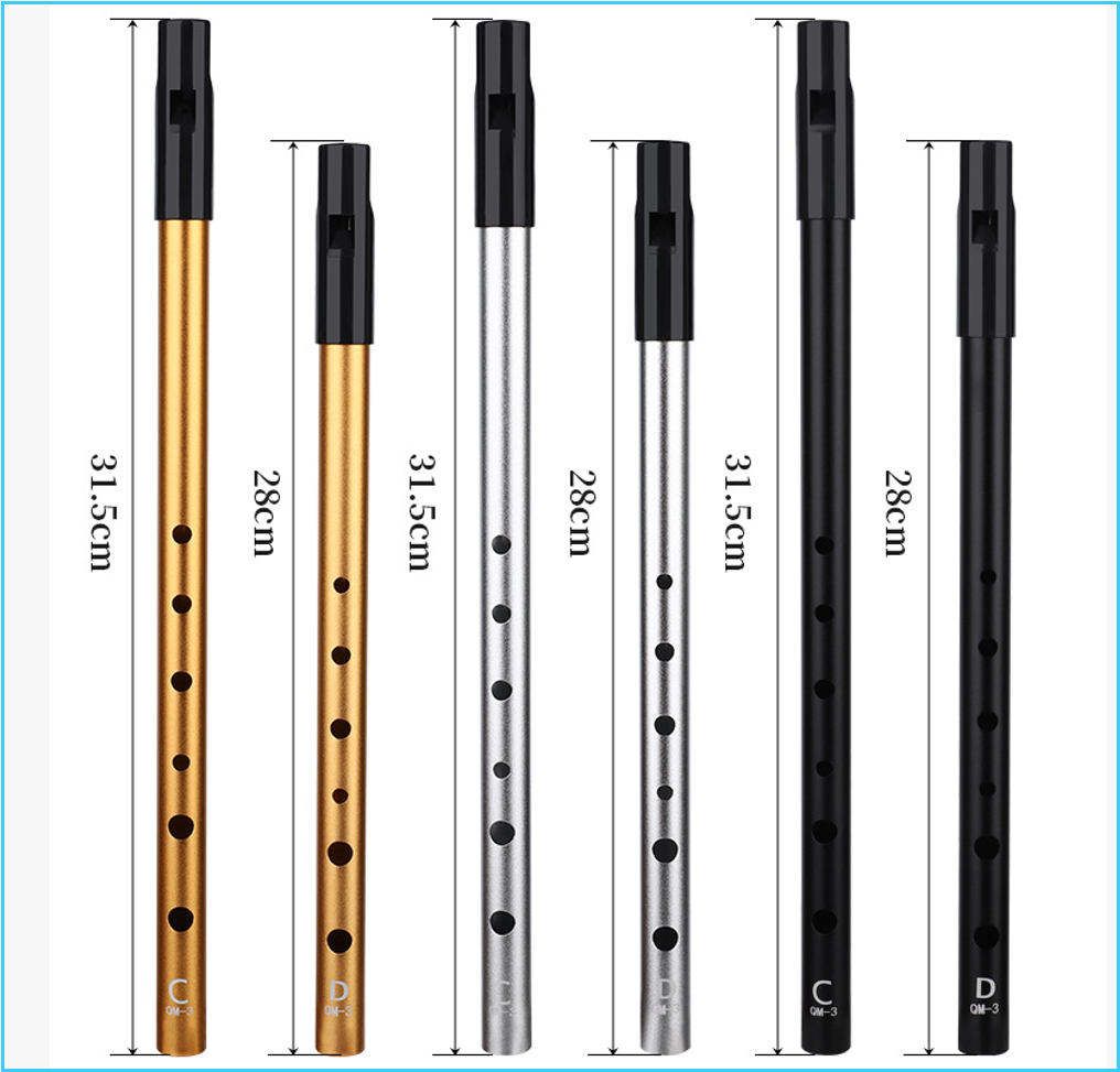 Tin Whistle Flute - Autentica Fisarmonica Irlandese in Tonalità C/D