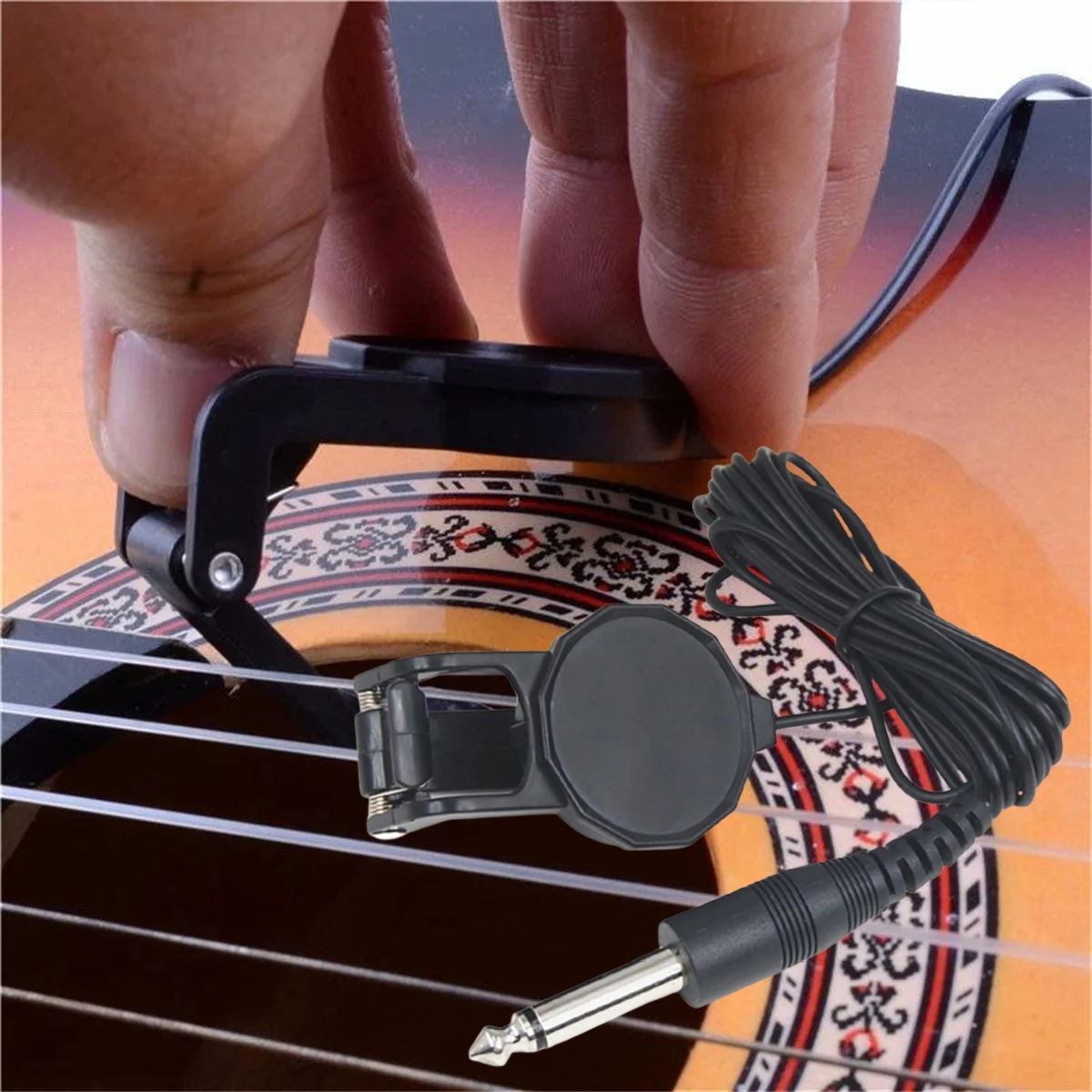 Musical Instrument Types - Pickup con clip jack audio/trasduttore pickup