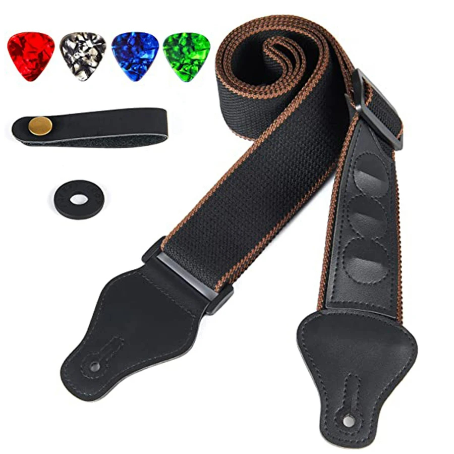 Musical Instrument Types - Tracolla per chitarra da 7 pezzi/set