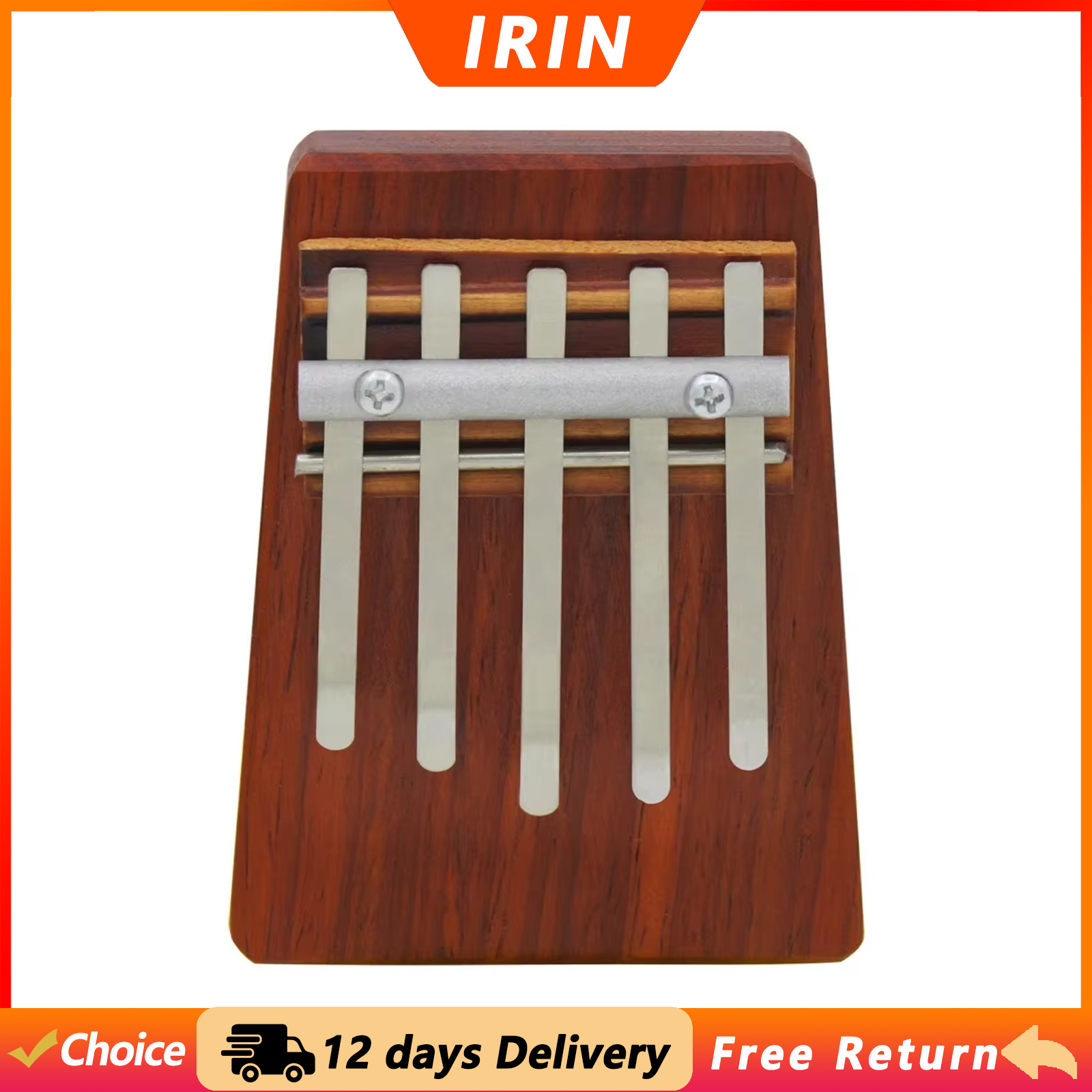 Musical Instrument For Beginners - Kalimba IRIN a 5 toni, pianoforte