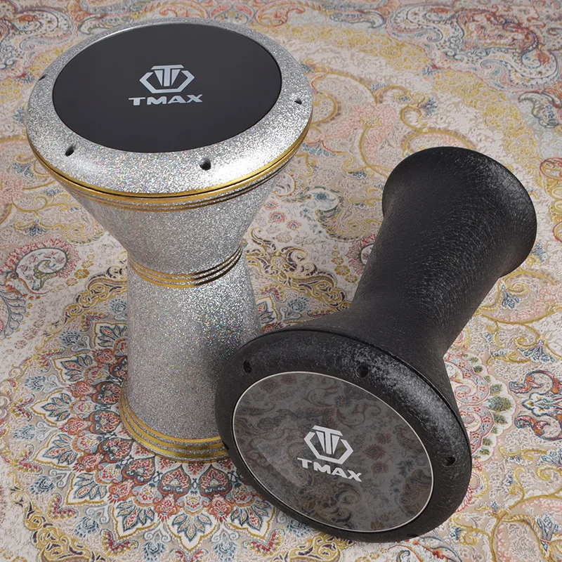 Musical Instrument Africa - Tamburo arabo professionale Doumbek in alluminio