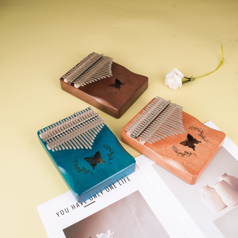 Musical Instrument For Beginners - Kalimba Hluru a 17 Tasti di