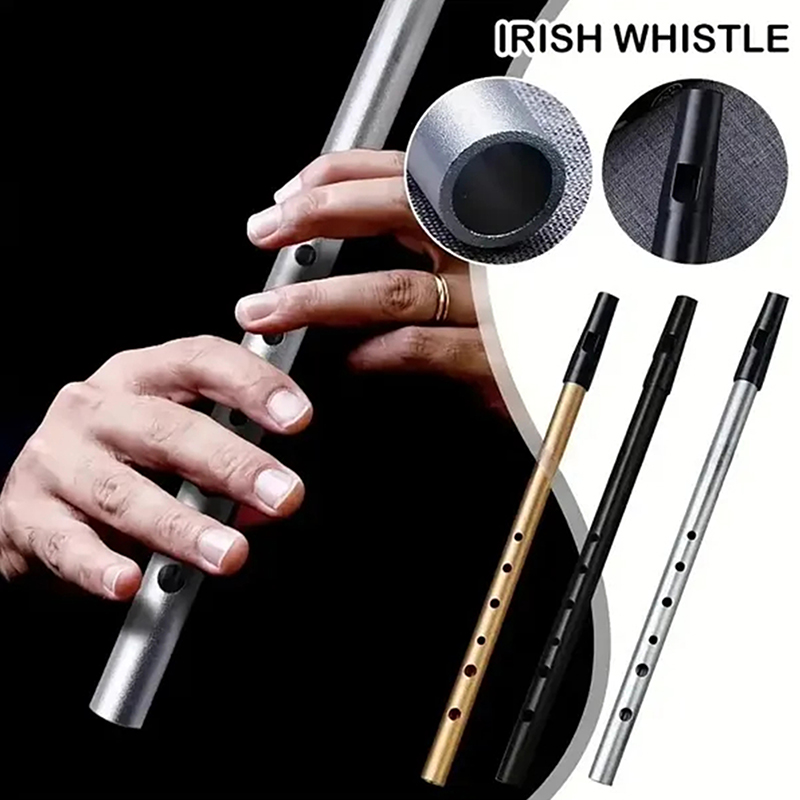 Tin Whistle Flute - 1PC Chiave C/D Tin Penny Fischio