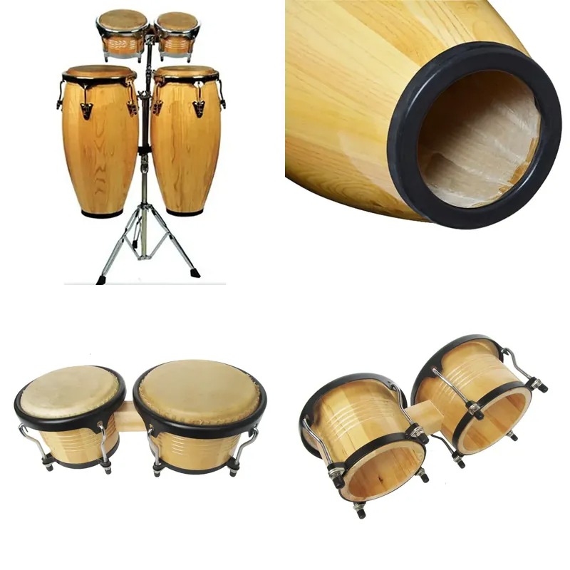 Bongo Drum Set - Set di Tamburi Conga da 10-11