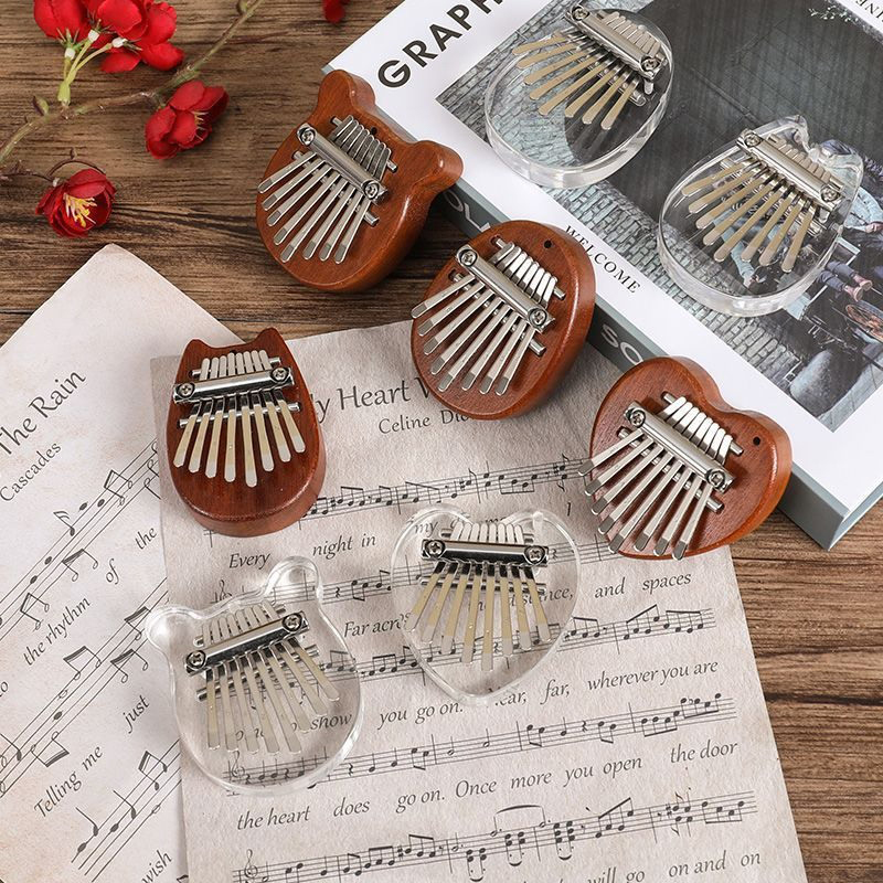 Musical Instrument For Beginners - 5*7 cm 8 tasti Kalimba pollice