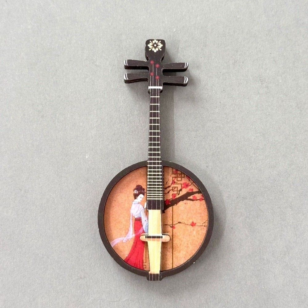 Set di 4 Magneti per Frigorife - Musical Instrument Ancient recensione e prezzo