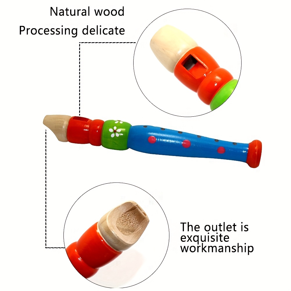 1pc Flauto di Legno 6 Fori Col - Musical Instrument Piccolo recensione e prezzo