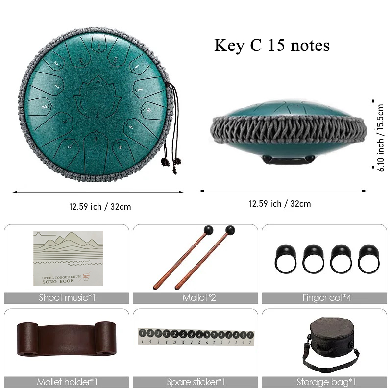 Hluru Glucophone Steel Tongue  - Musical Instrument Types recensione e prezzo