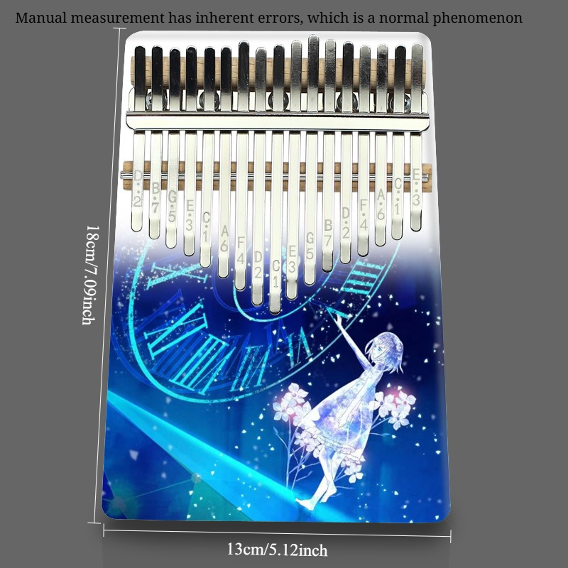 Kalimba a 17 Tasti Colorata, P - Musical Instrument For Beginners recensione e prezzo