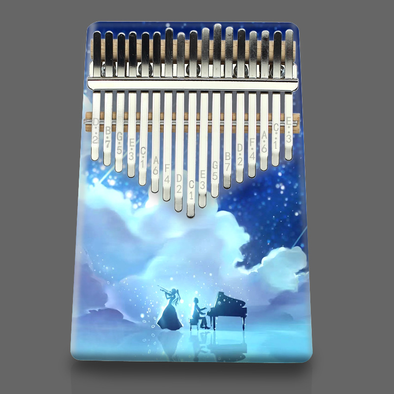 Kalimba a 17 Tasti Colorata, P - Musical Instrument For Beginners recensione e prezzo