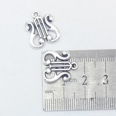 100 pz 17x16mm In Lega di Zinc - Musical Instrument Ancient recensione e prezzo