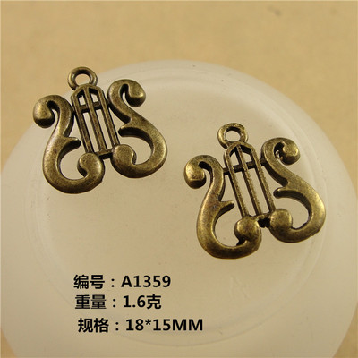 100 pz 17x16mm In Lega di Zinc - Musical Instrument Ancient recensione e prezzo