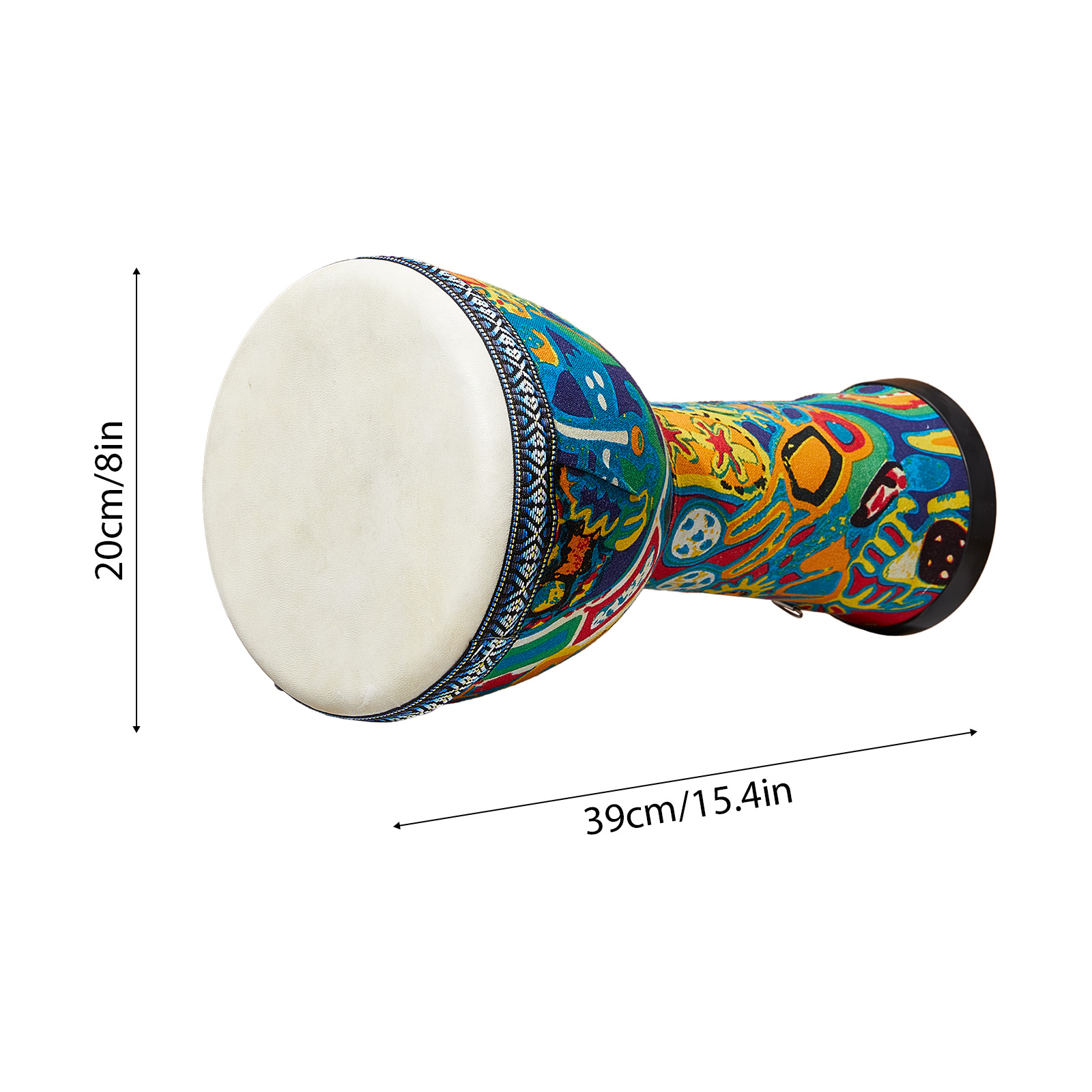 Tamburo africano da 8 pollici, - Bongo Drum Set recensione e prezzo