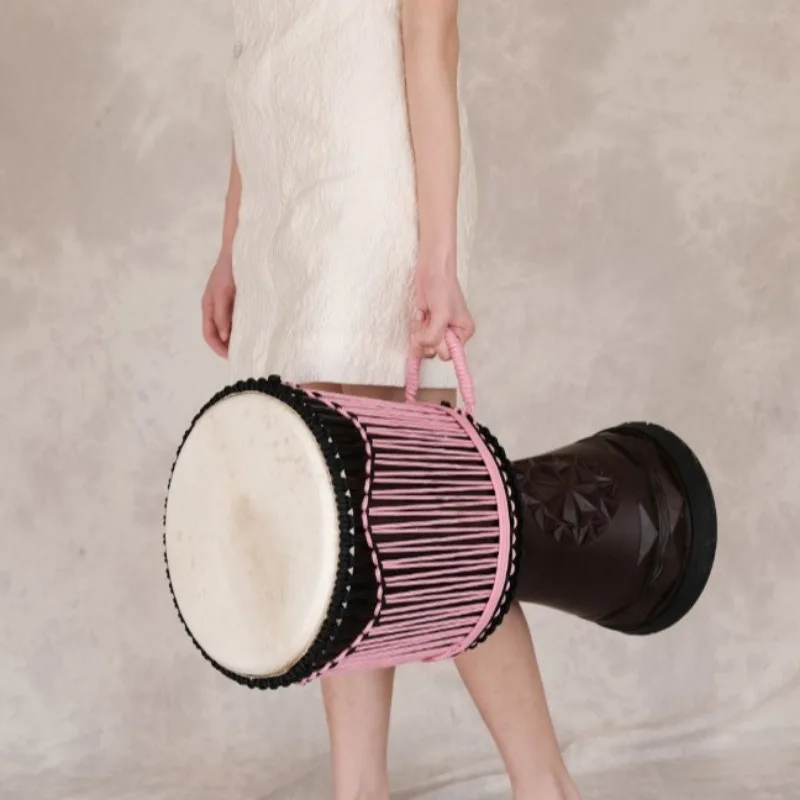 Tamburo africano in mogano Dje - Musical Instrument Types recensione e prezzo